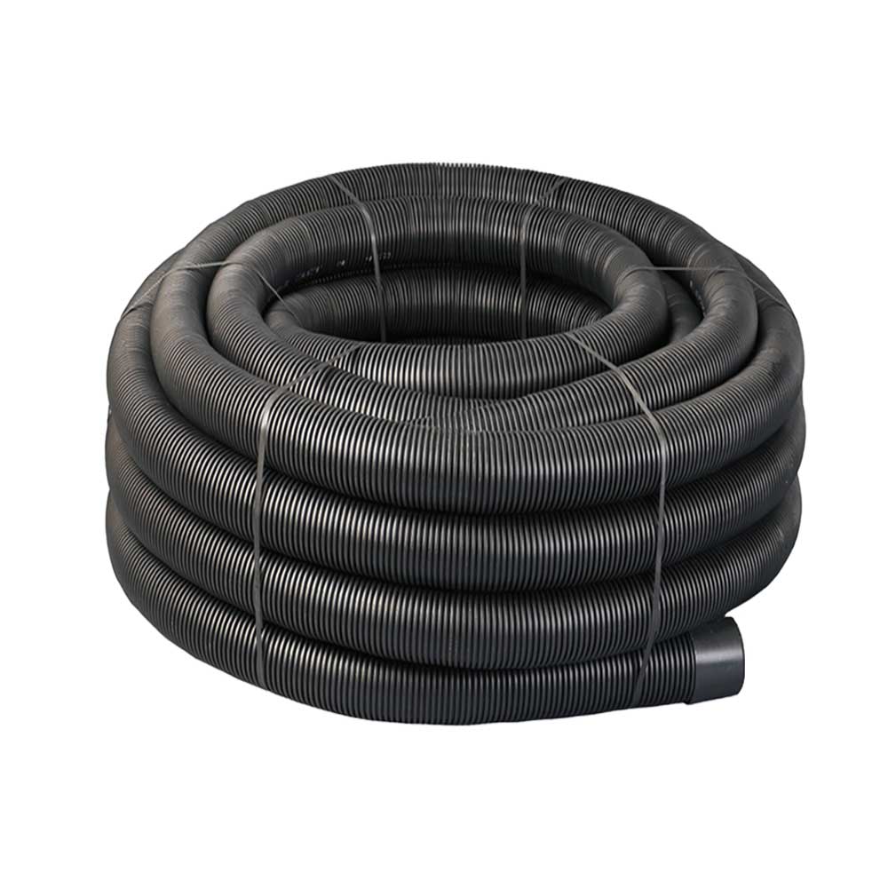 AG 200 SN8 HDPE Subsoil Drainage Pipe Unslotted Flexible Corrugated Coil 160mm x 25m