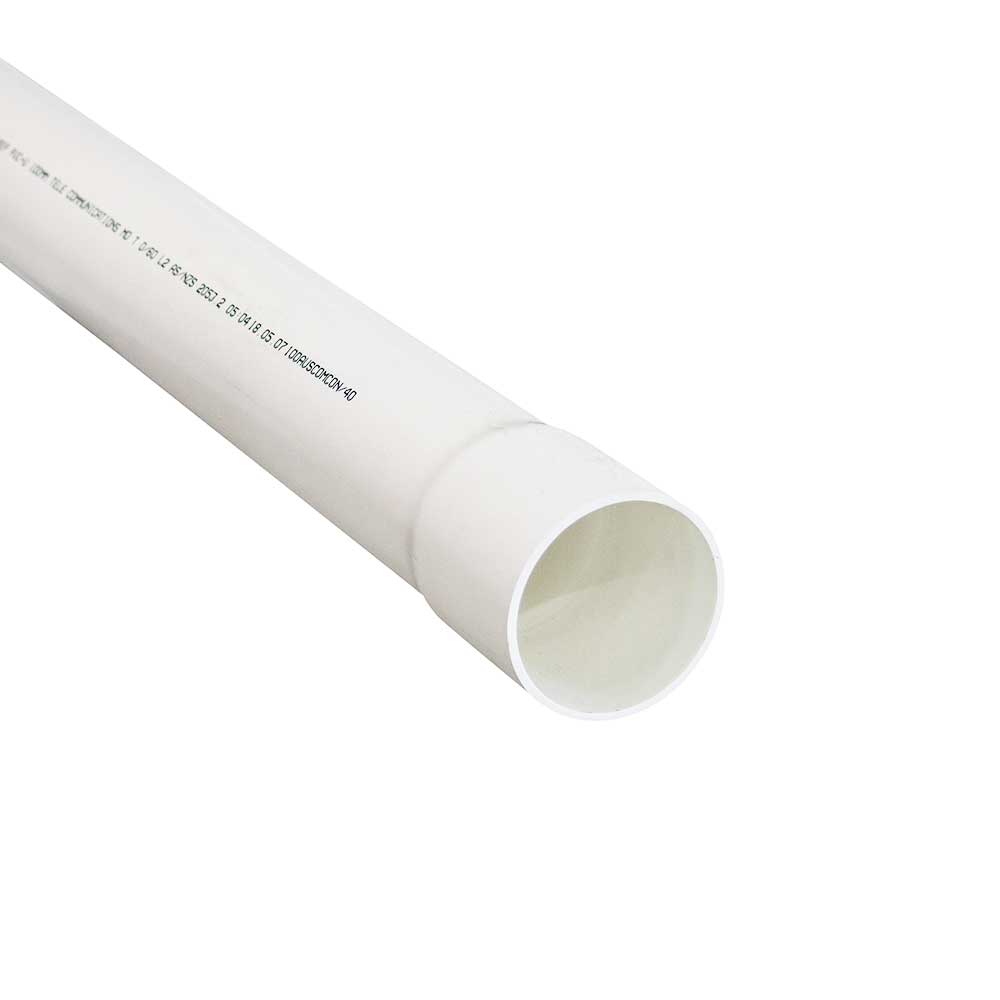 Communication Austel PVC White Rigid Conduit Solid Wall 25mm x 4m
