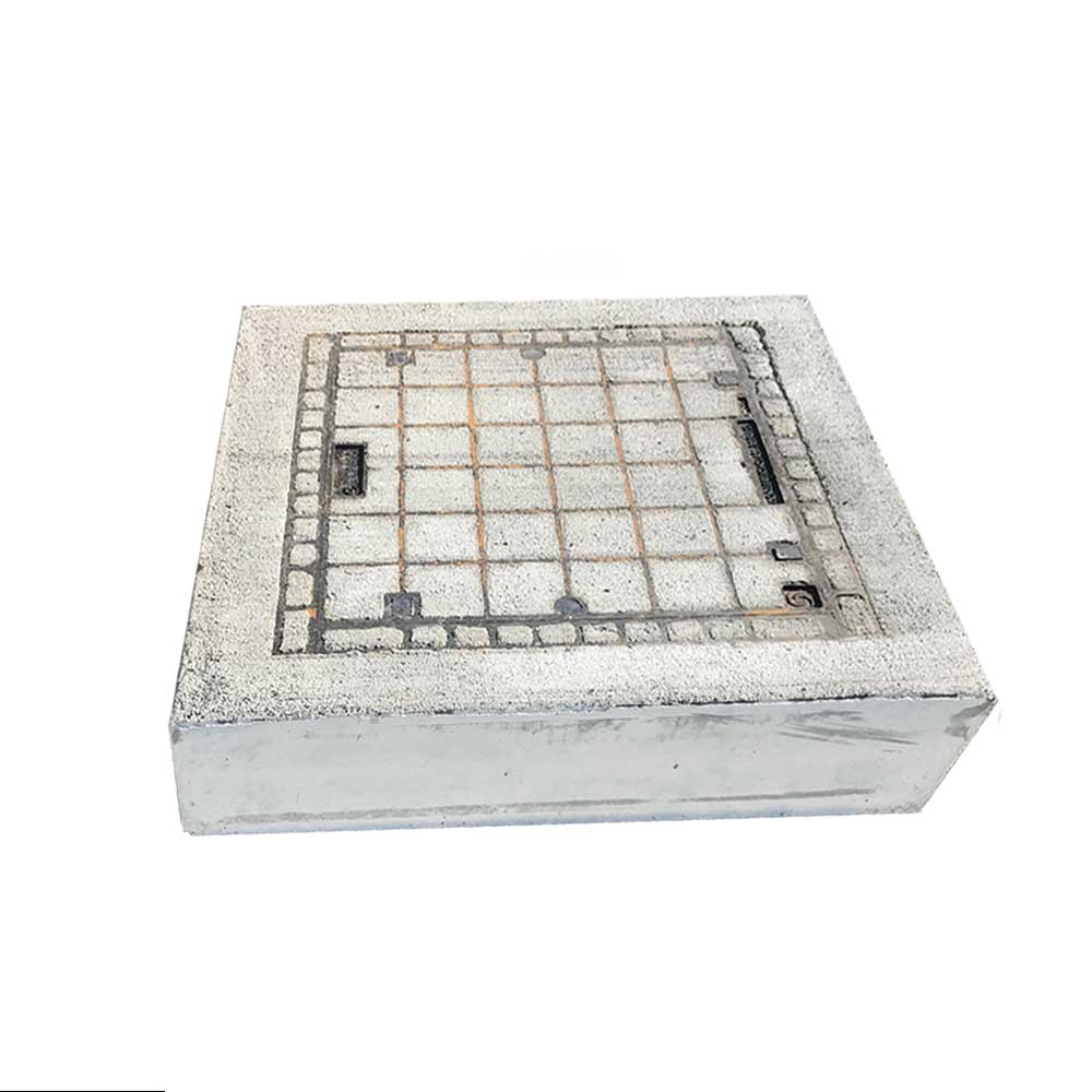 1200mm x 1200mm – 900mm x 900mm Class D Clear Opening Infill Cover & Frame c/w 1400mm x 1400mm x 200mm Concrete Surround