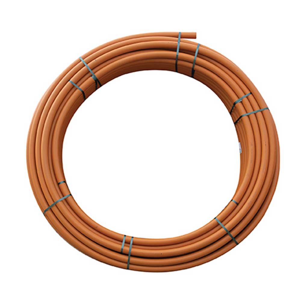 Bore Pipe, Poly Pipe, PN12.5 SDR13.6 PE100, Electrical, Orange, Underground, Boring Pipe, HDPE