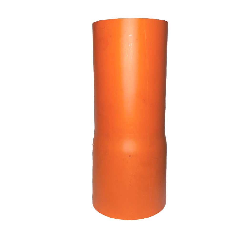 Electrical PVC Orange Conduit Coupling M&F 100mm