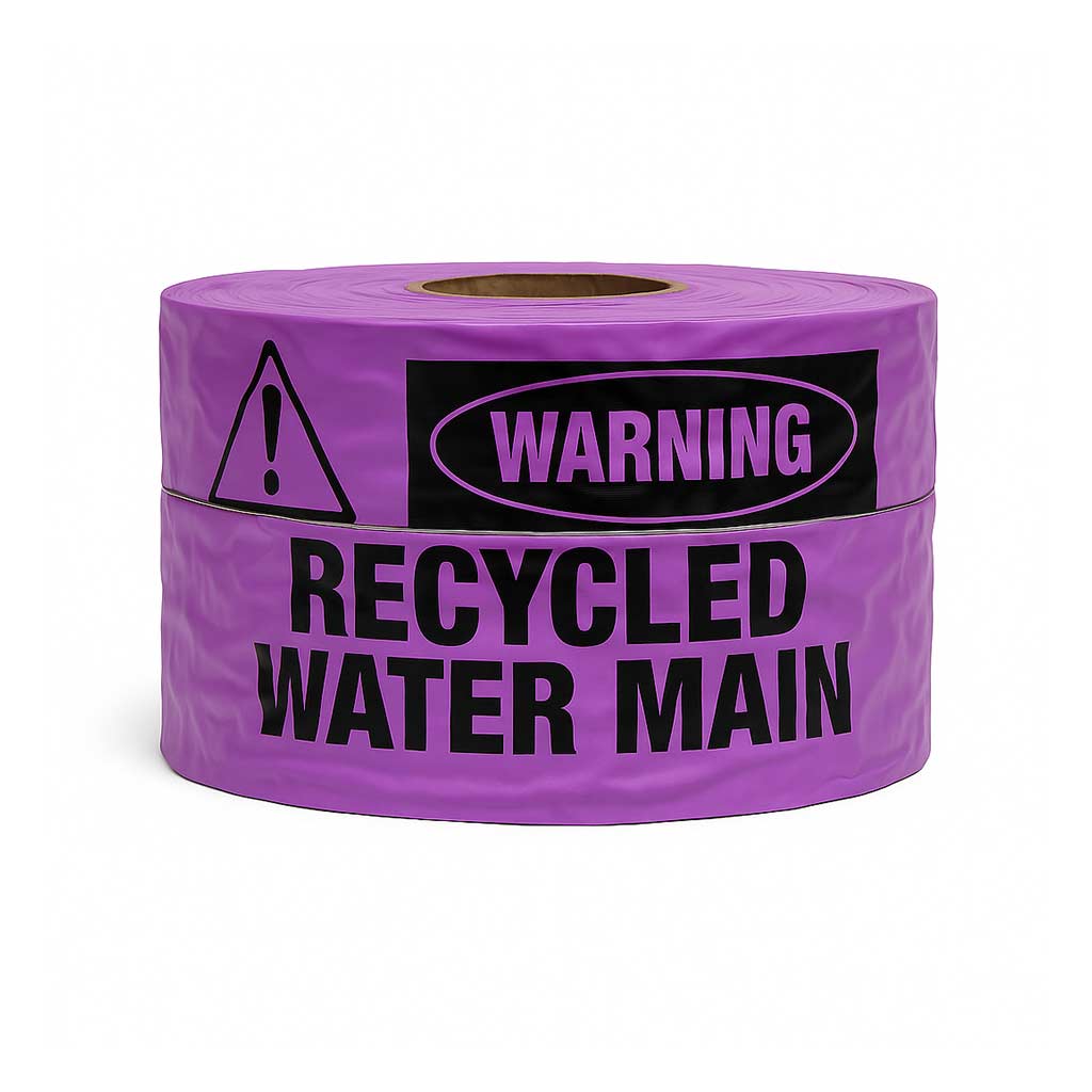 Underground Recycled Water Main Warning Tape – Detectable Underground Recycled Water Main Warning Tape – Detectable