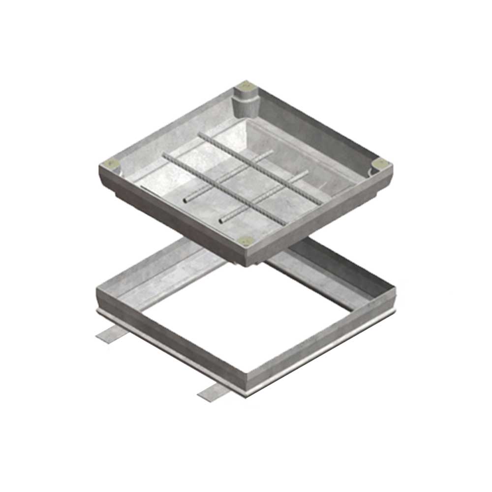Type 33 Steel Urbanfil® recessed cover and frame (AS 3996 Class B)