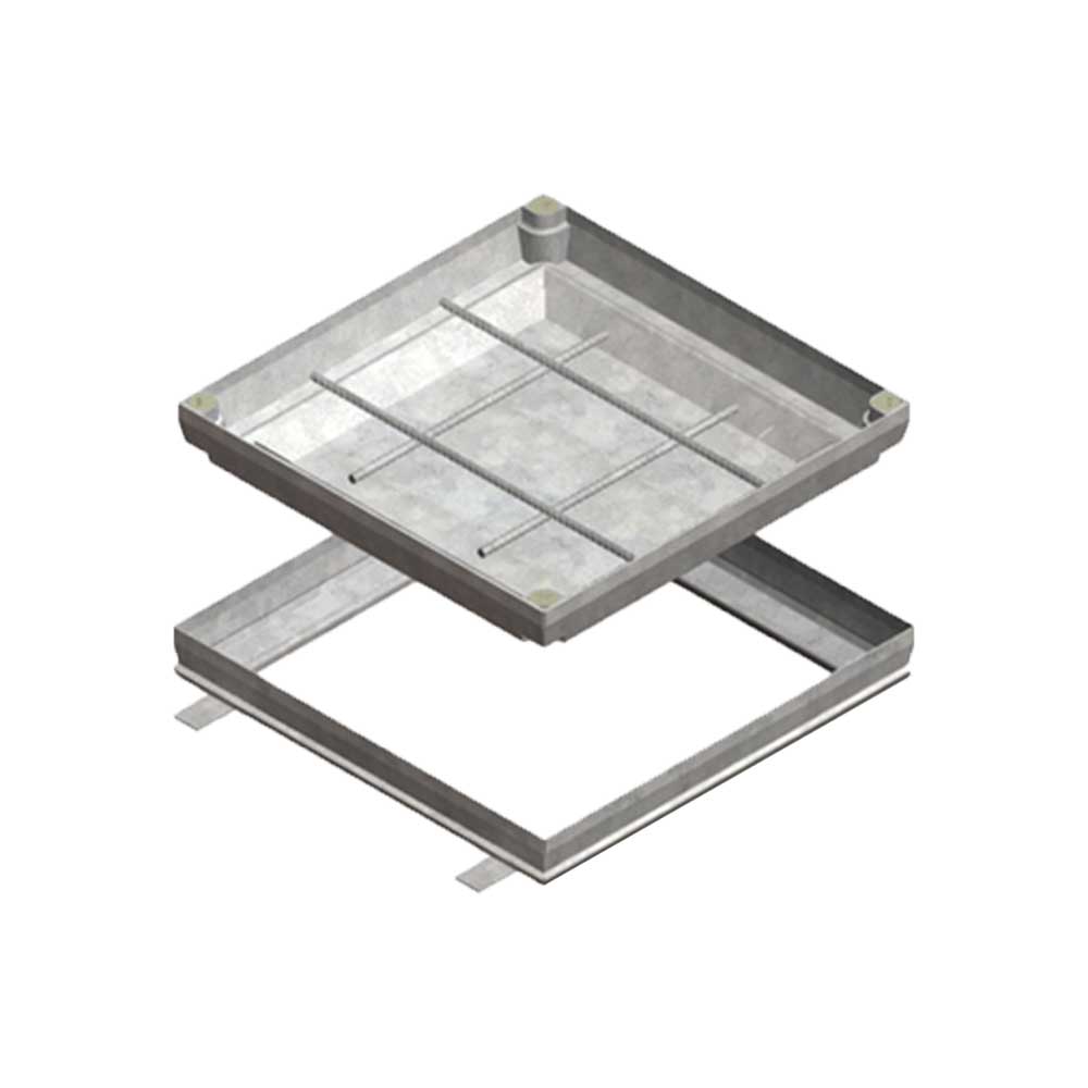 Type 45 Steel Urbanfil® recessed cover and frame (AS 3996 Class B)