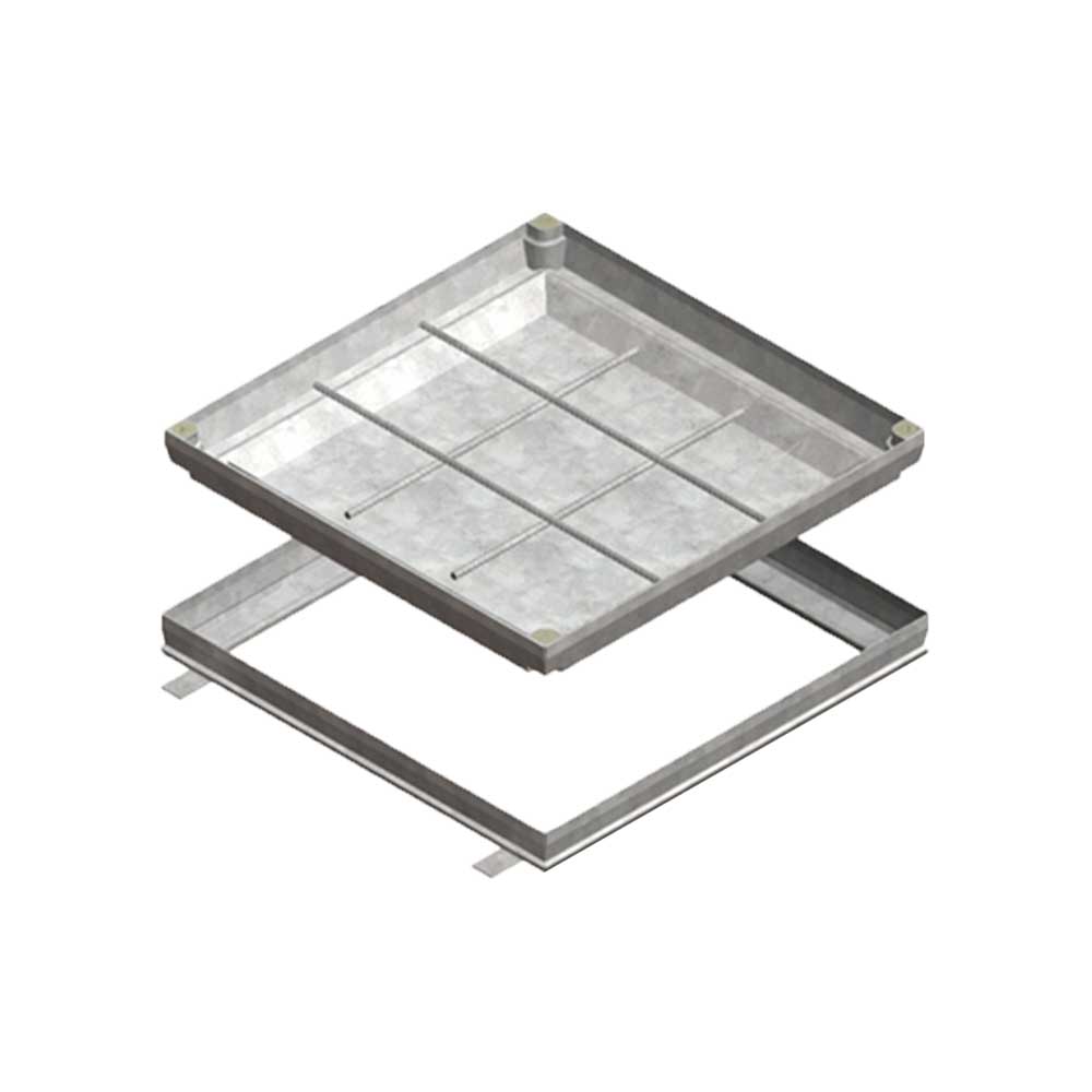 Type 66 Steel Urbanfil® recessed cover and frame (AS 3996 Class B)