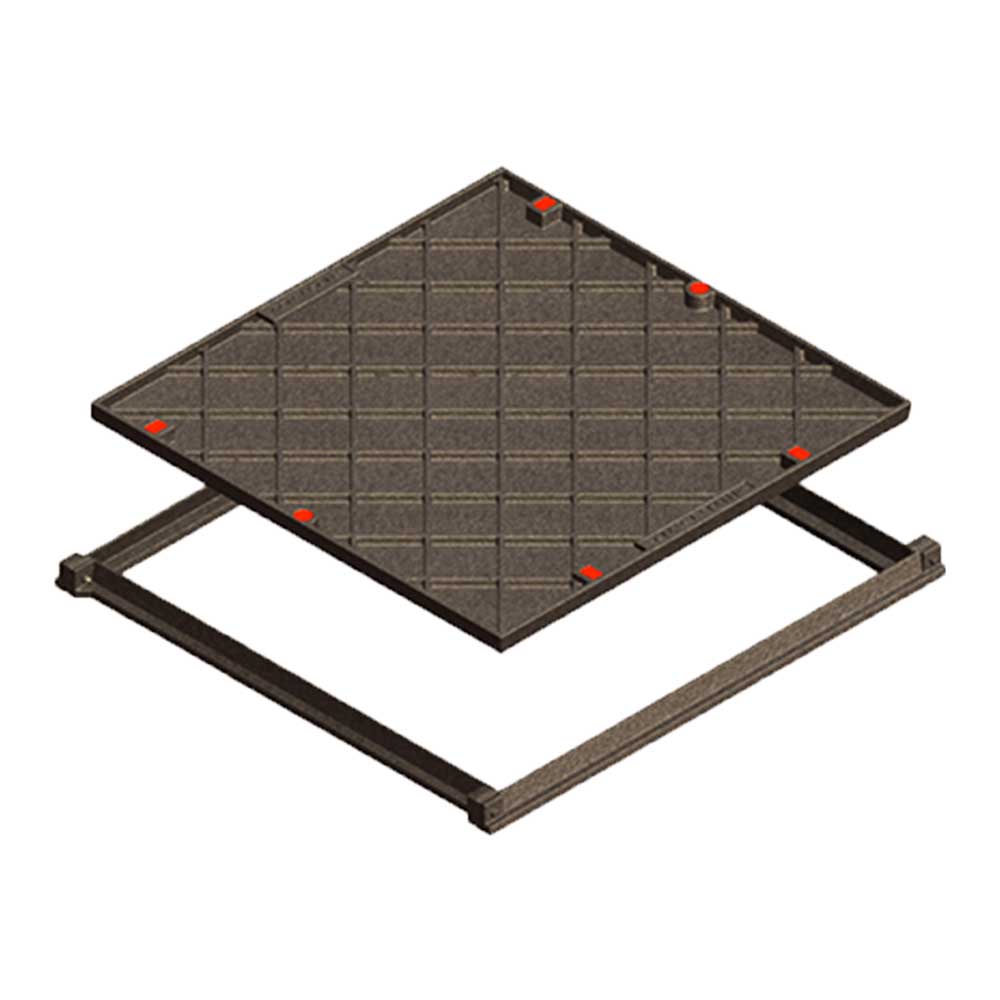 Type 99 Ductile iron Rhinocast® recessed cover and frame (AS 3996 Class B)
