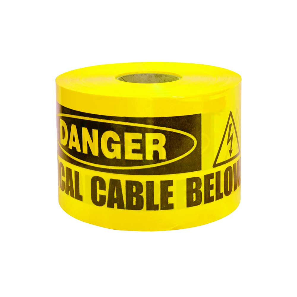 Underground Buried Gas Main Warning Tape – Non-Detectable