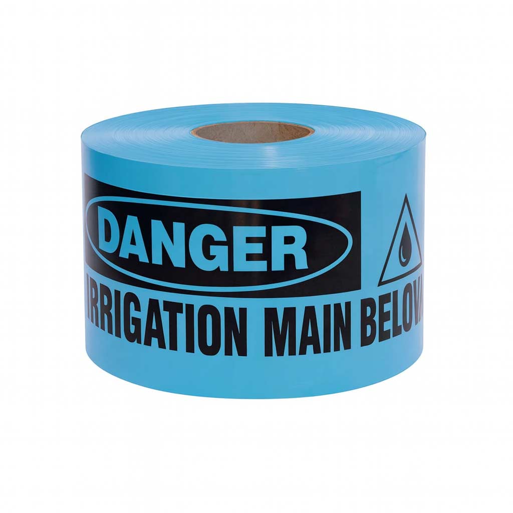 Underground Buried Irrigation Main Warning Tape – Non-Detectable Underground Buried Irrigation Main Warning Tape – Non-Detectable