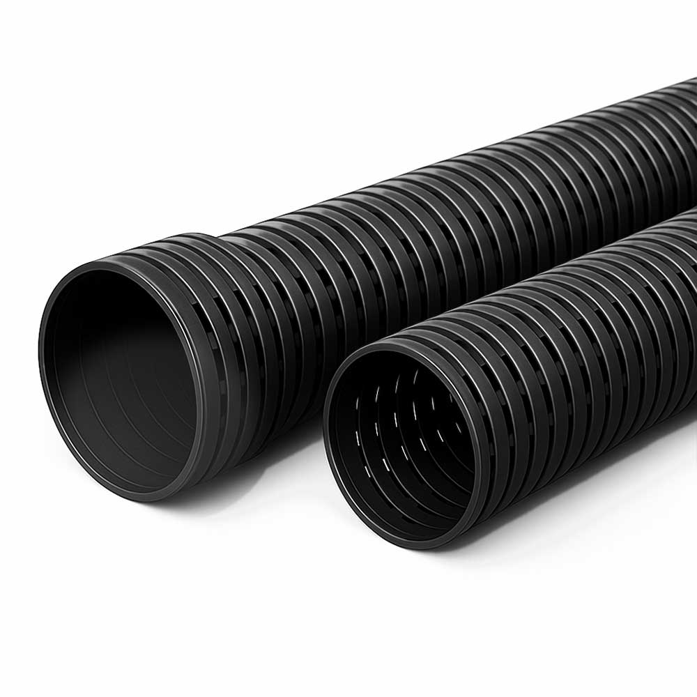 EnviroStorm Perforated (Slotted) Corrugated HDPE Pipe EnviroStorm perforated (slotted) HDPE pipe, DN225–DN900 ring-jointed for infiltration trenches and edge drains.