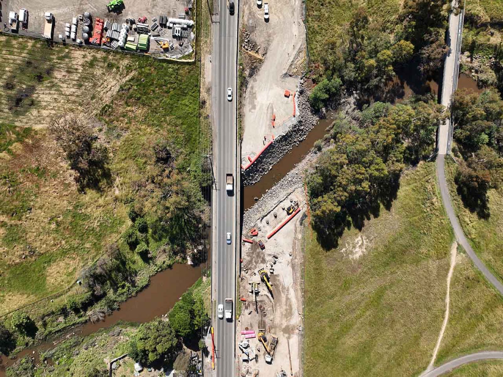 Plenty Road upgrade construction Victoria
